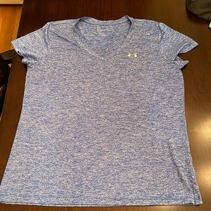 Under Armour Large Heather Blue T-shirt